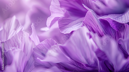 Close up to blurred purple flower petals texture background : Generative AI