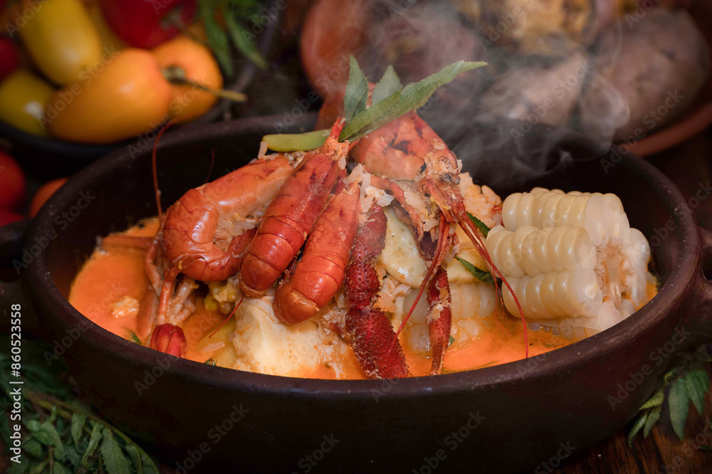 Chupe de Camarones plato tipico Arequipeno Chupe de Camarones plato tipico Arequipeno