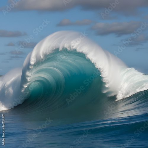 Waimea Shorebreak. A large,powerful wave at Waimea Bay in Hawaii., photo