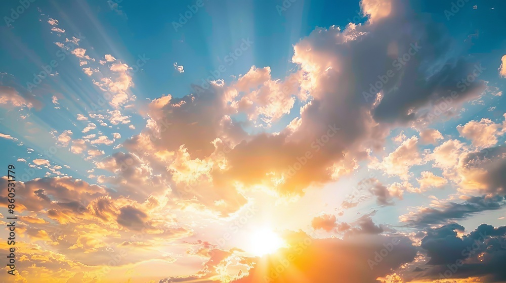Evening sky with clouds at sunset. Perfect for use as a background. Evening sky with clouds at sunset. Perfect for use as a background.