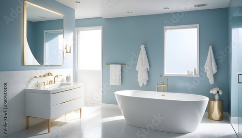 white and gold theme modern interior design