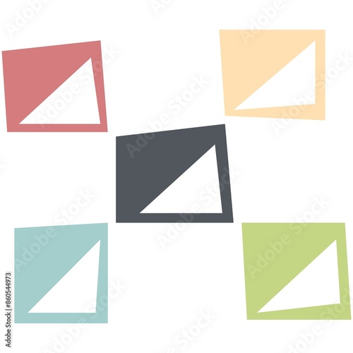 Free Download Mid Century. Set of geometric pattern element in mid-century style. Retro abstract collection of vibrant colorful sparkle, starburst, flower shape. Modern trendy design for cover, business card, poste - GFXLoad