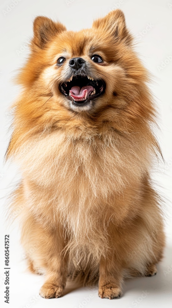 Playful Pets in Harmony, White Background Generative AI Playful Pets in Harmony, White Background Generative AI