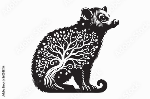 Animal Vector Silhouette Image