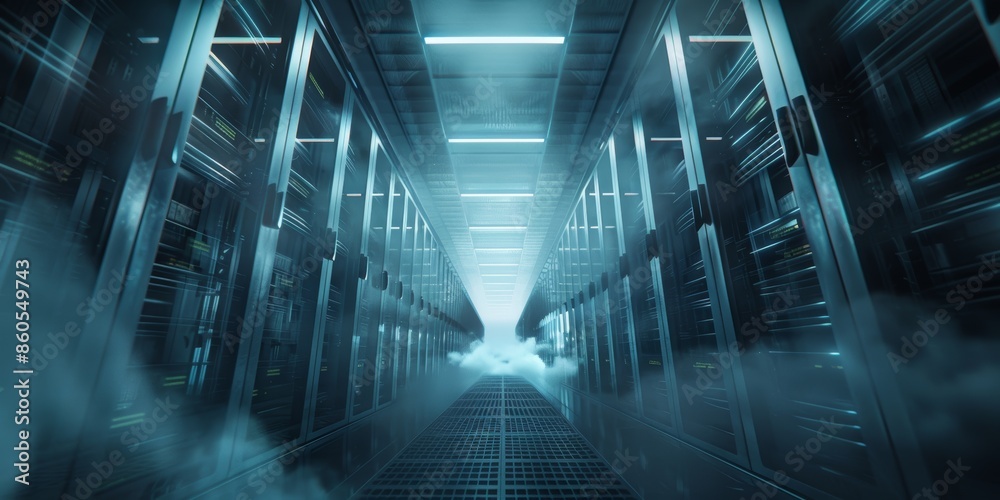 Cloud computing infrastructure with servers Cloud computing infrastructure with servers