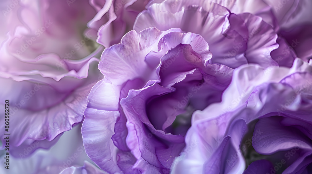 violet eustoma flowers close up macro shot : Generative AI violet eustoma flowers close up macro shot : Generative AI