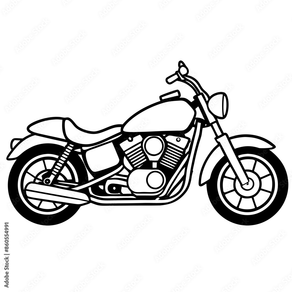 Fototapeta premium Modified car coloring pages