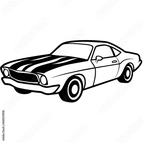Modified car coloring pages