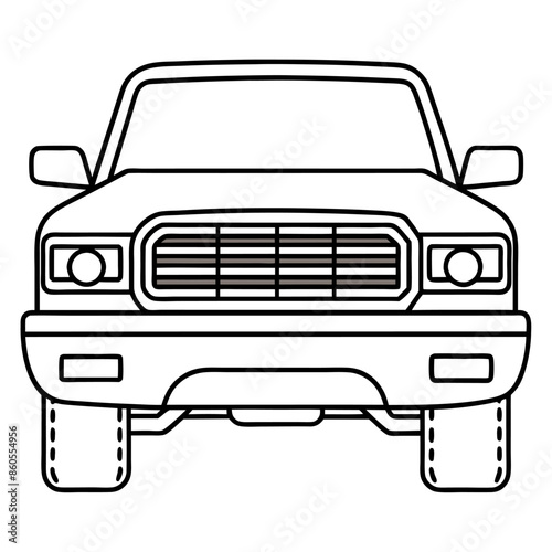 Modified car coloring pages