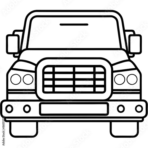 Modified car coloring pages