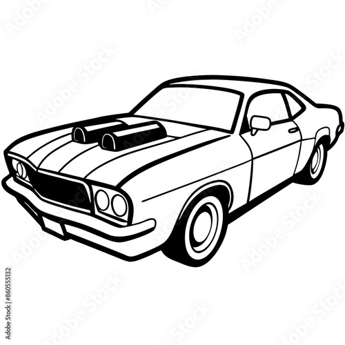 Modified car coloring pages