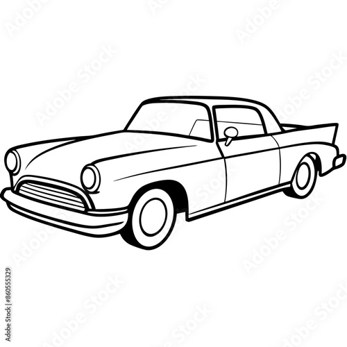 Modified car coloring pages