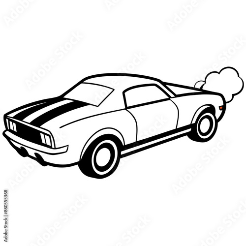 Modified car coloring pages