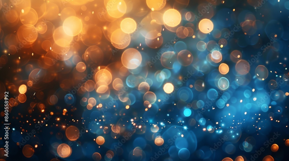 Beautiful magical glowing lights, defocused on dark background Beautiful magical glowing lights, defocused on dark background