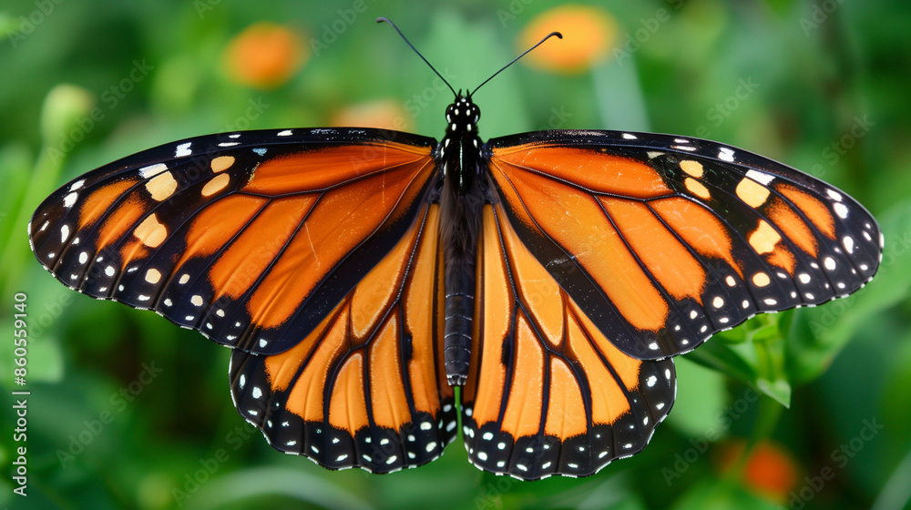 butterfly with its wings fully spread, butterfly with its wings fully spread,