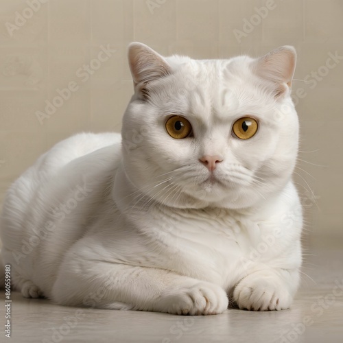 cat, simple background, AI Art
