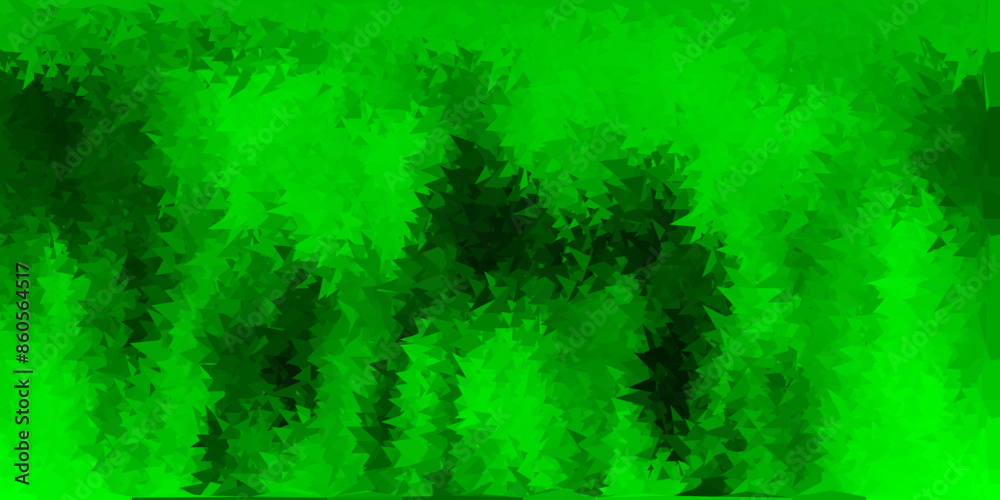 Fototapeta premium Light green, yellow vector poly triangle layout.