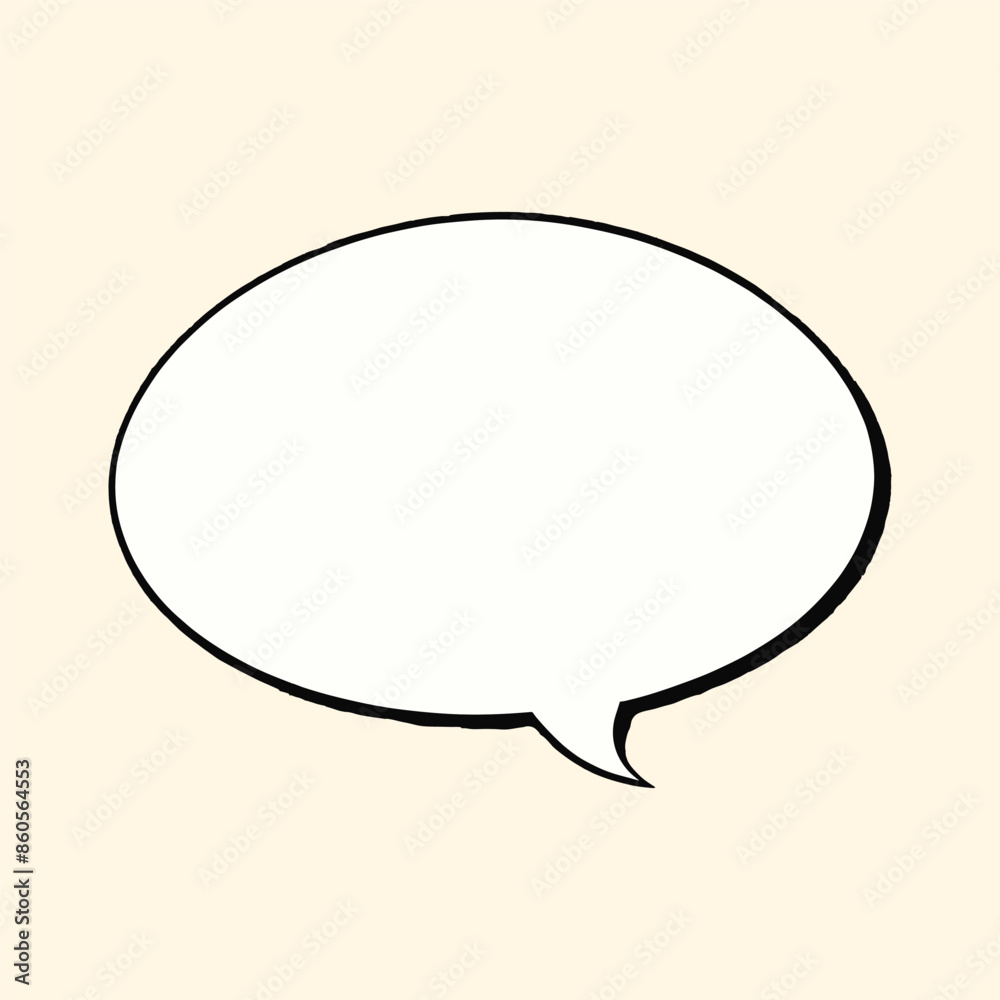 Comic Speech Bubble Retro Illustration Comic Speech Bubble Retro Illustration