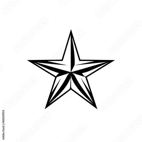 Abstract Star Vector Logo