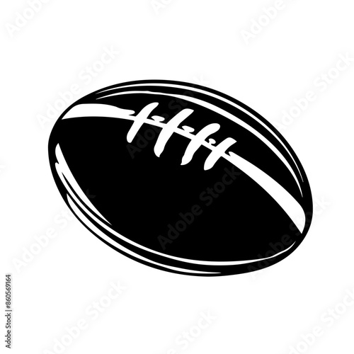 American football ball Vector Logo