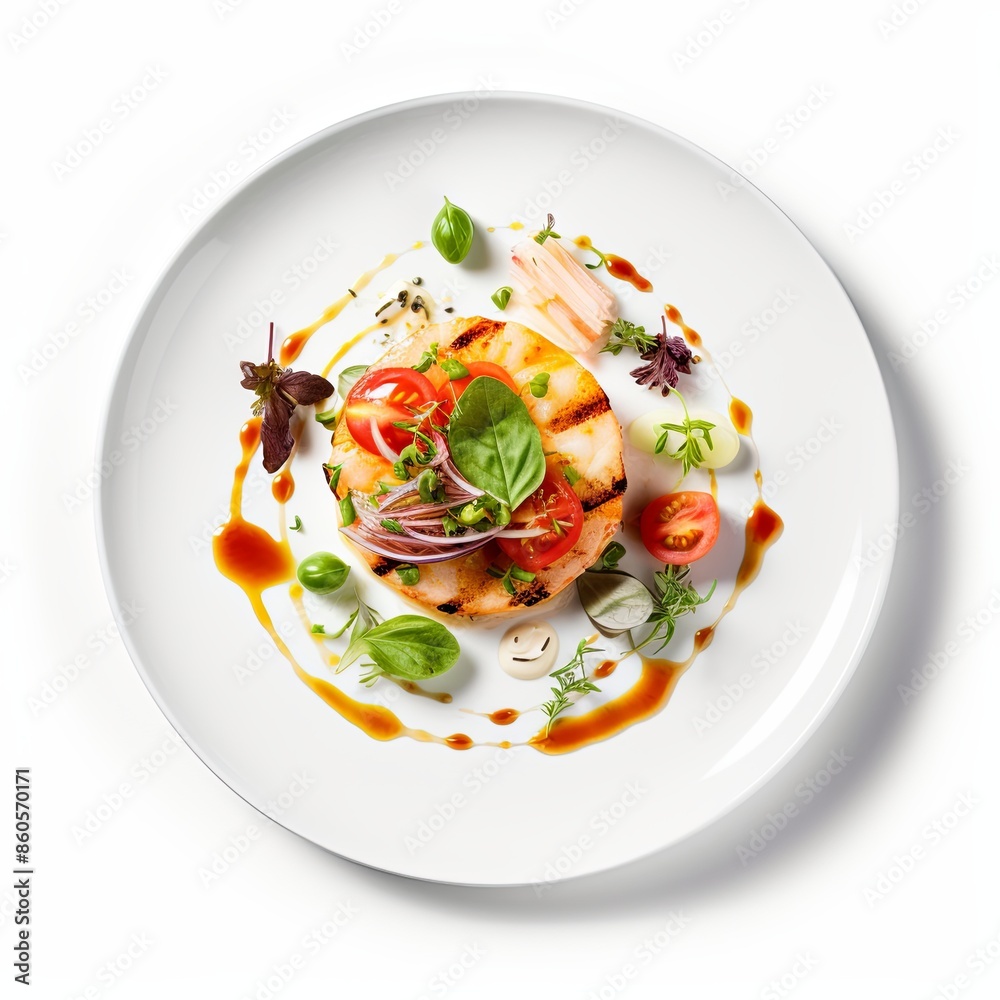 Famous food dish Isolated on a white background Famous food dish Isolated on a white background