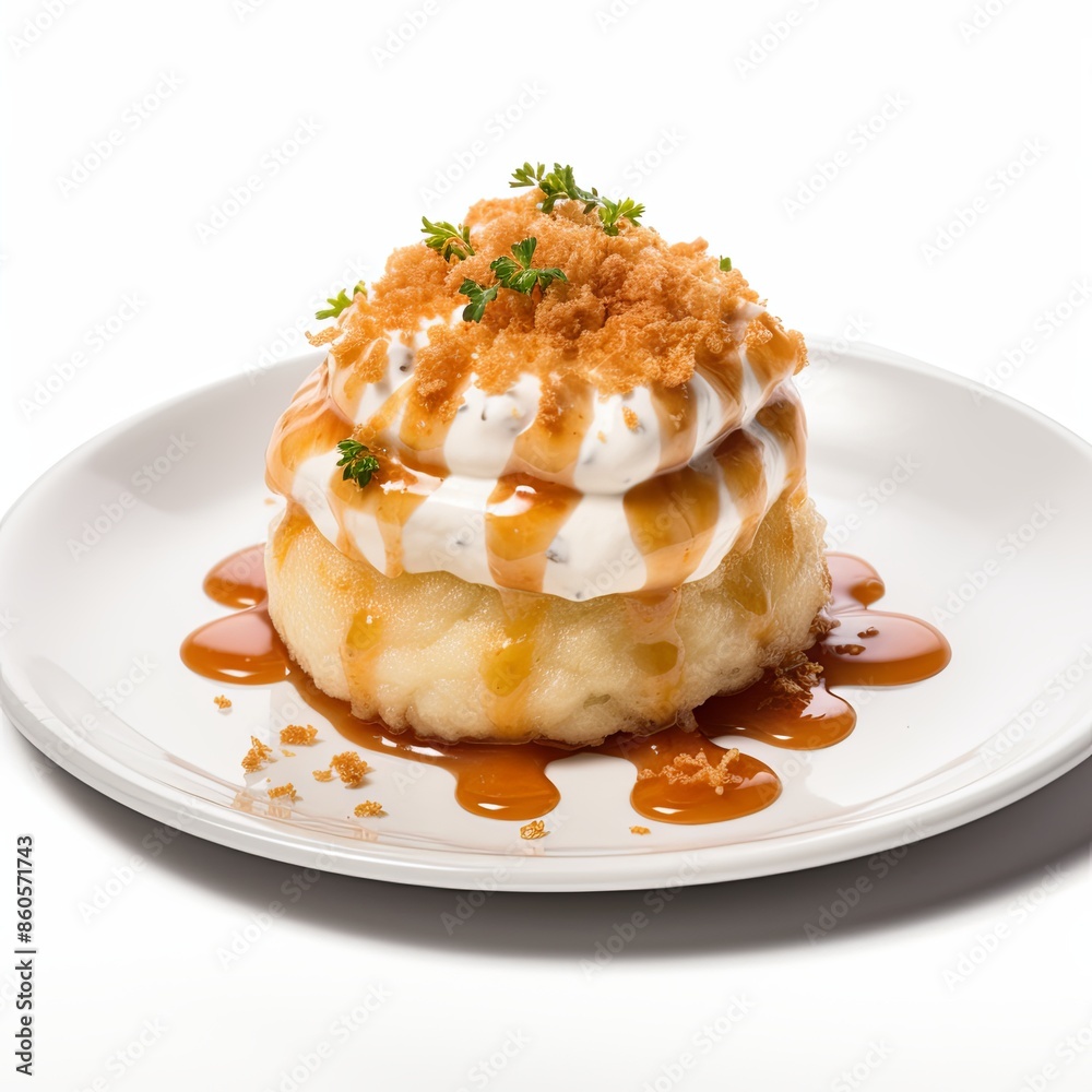 Famous food dish Isolated on a white background Famous food dish Isolated on a white background