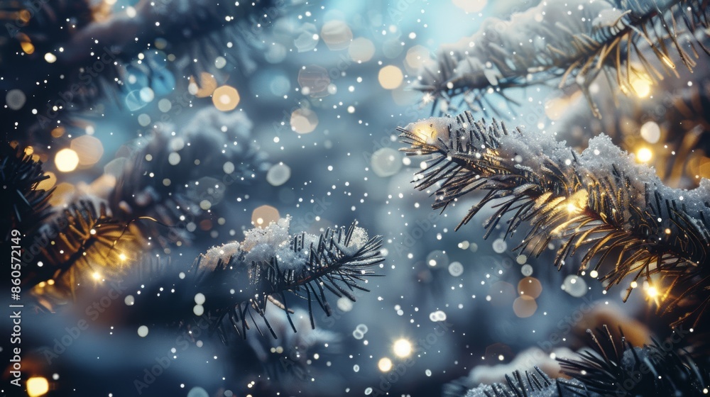 custom made wallpaper toronto digitalWhimsical Winter Wonderland Background Generative AI