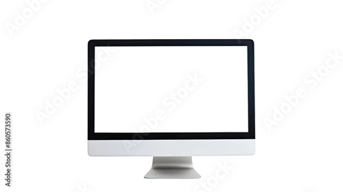 Monitor on a transparent background