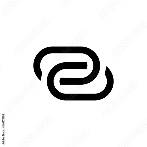 Modem mode icon. Hotspot internet sharing button. Share link symbol. Chain vector illustration. Internet sharing pictogram. Attach link button.