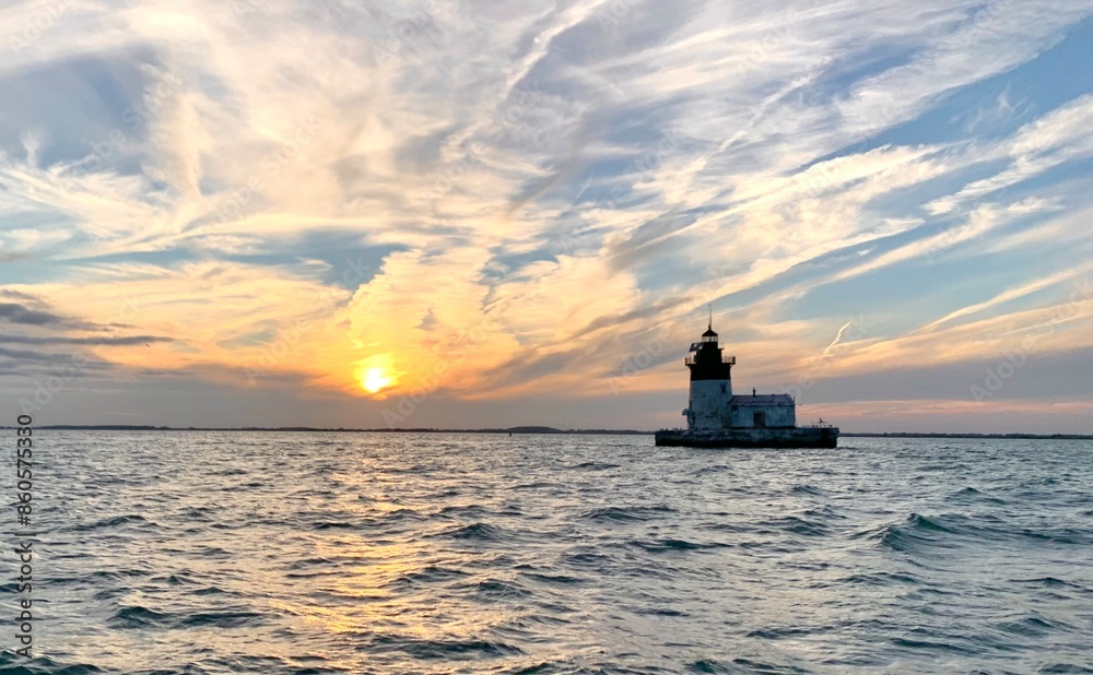 lighthouse at sunset lighthouse at sunset