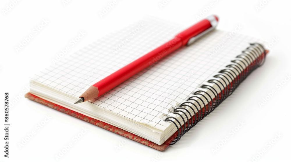 ATM maintenance logbook for recording maintenance activities isolated on white background ATM maintenance logbook for recording maintenance activities isolated on white background