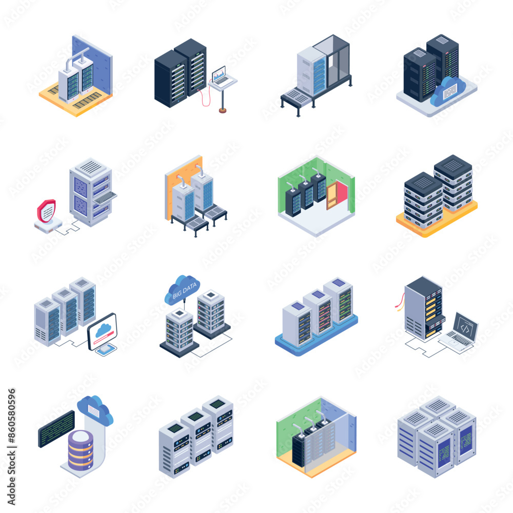 Set of 16 Data Center Isometric Icons
Set of 16 Data Center Isometric Icons
Set of 16 Data Center Isometric Icons
Set of 16 Data Center Isometric Icons