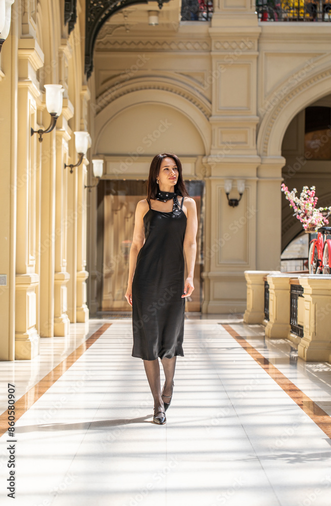 Full body portrait of a young beautiful brunette woman Full body portrait of a young beautiful brunette woman