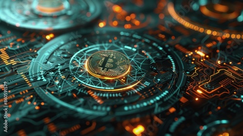 Wallpaper Mural cryptocurrency, cryptomoneta. infographics of the crypto exchange. bitcoin. infographics financial economics Torontodigital.ca