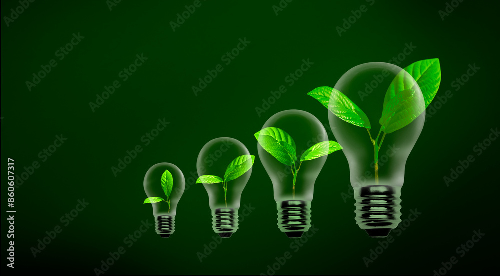 Φωτογραφία Junge Pflanzen als Symbol für mehr Energieeffizienz