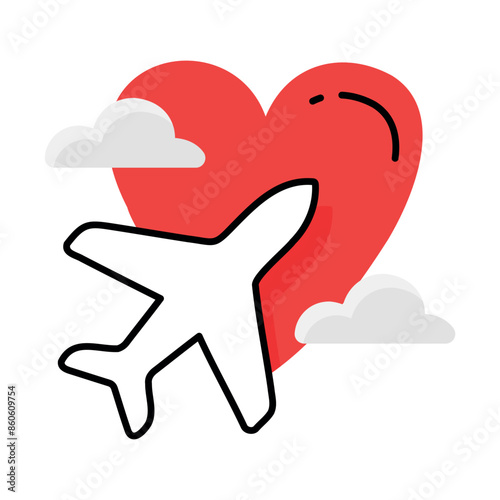 Honeymoon trip in cute style