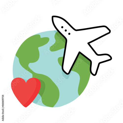 Honeymoon trip in cute style