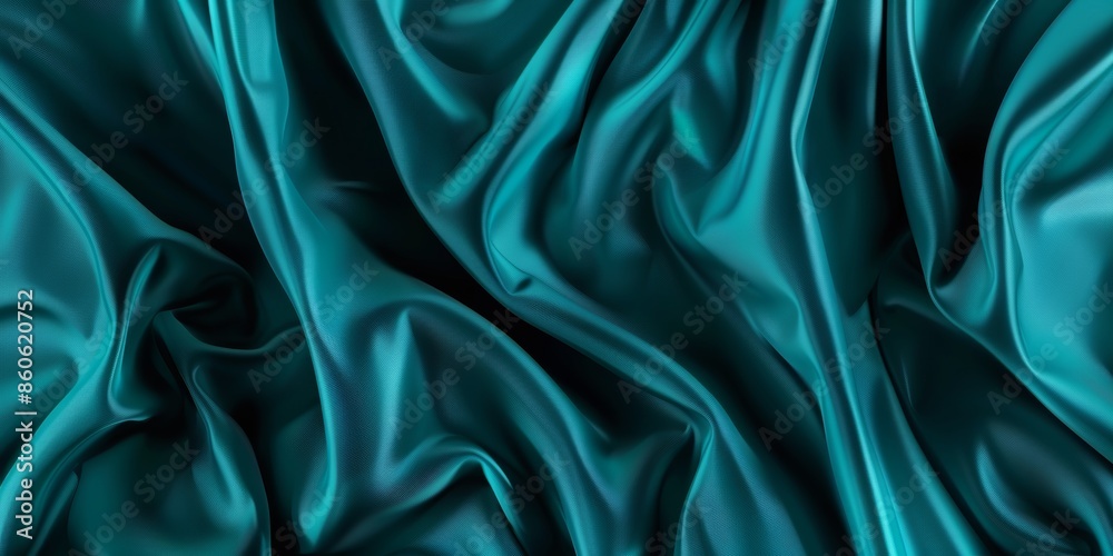 Fototapeta premium Background texture silk satin. Template. Empty. Flat lay, top view. luxury background with space for design