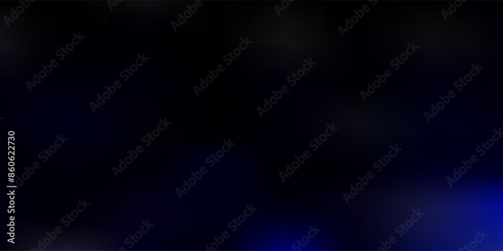 Obraz premium Dark blue vector blurred background.