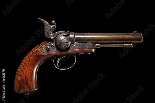 High quality close up image of premium pistol side profile for sale in high definition
