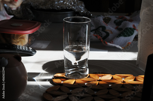 still life with a glass