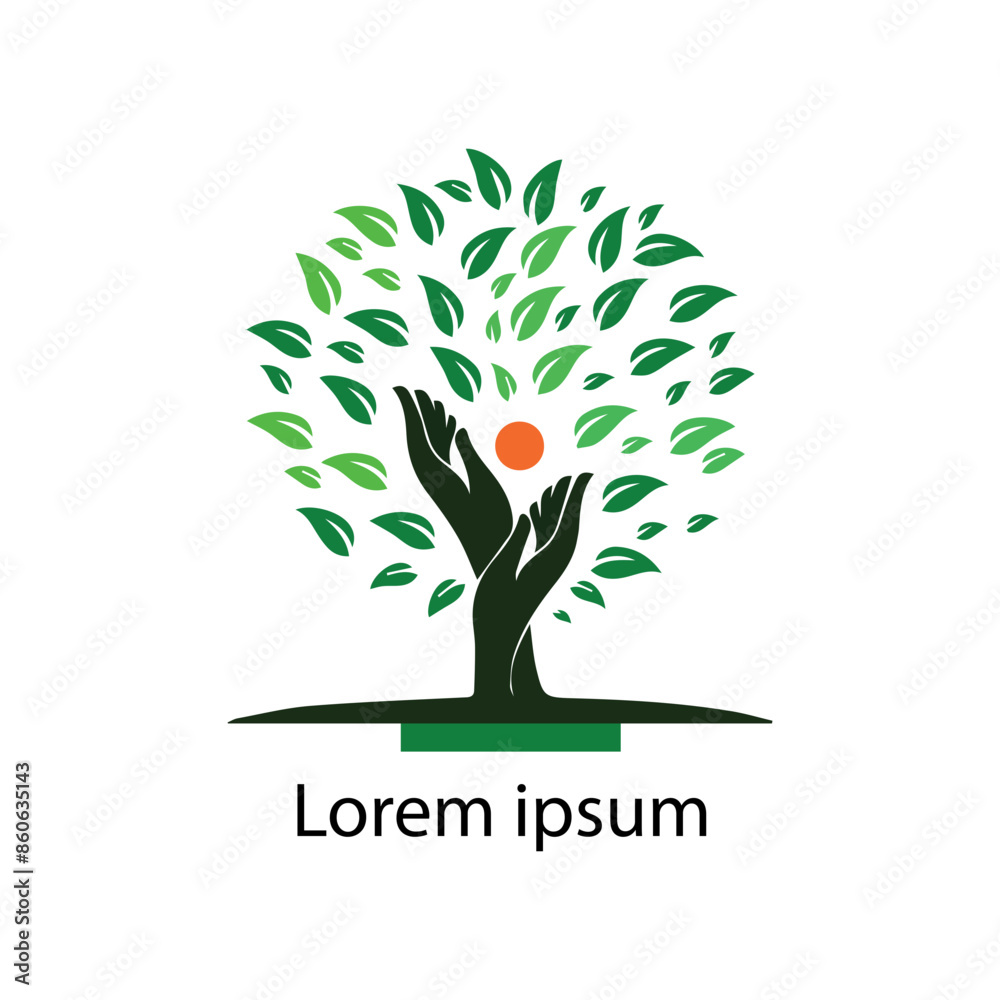 Obraz premium Tree Logo Vector Art, Icons, and Graphics.