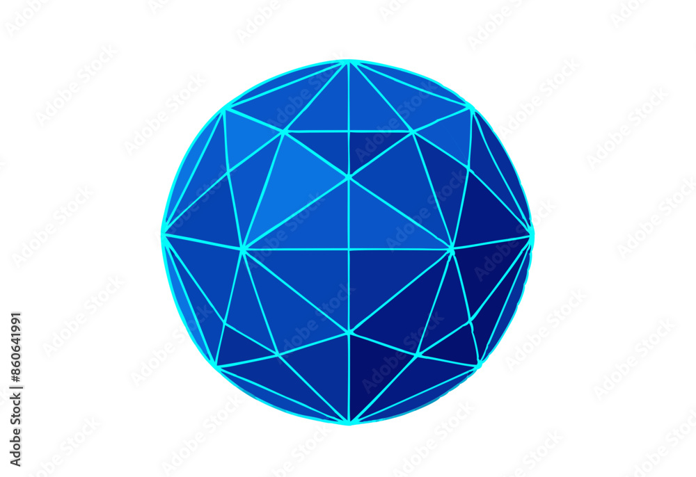 abstract blue sphere abstract blue sphere