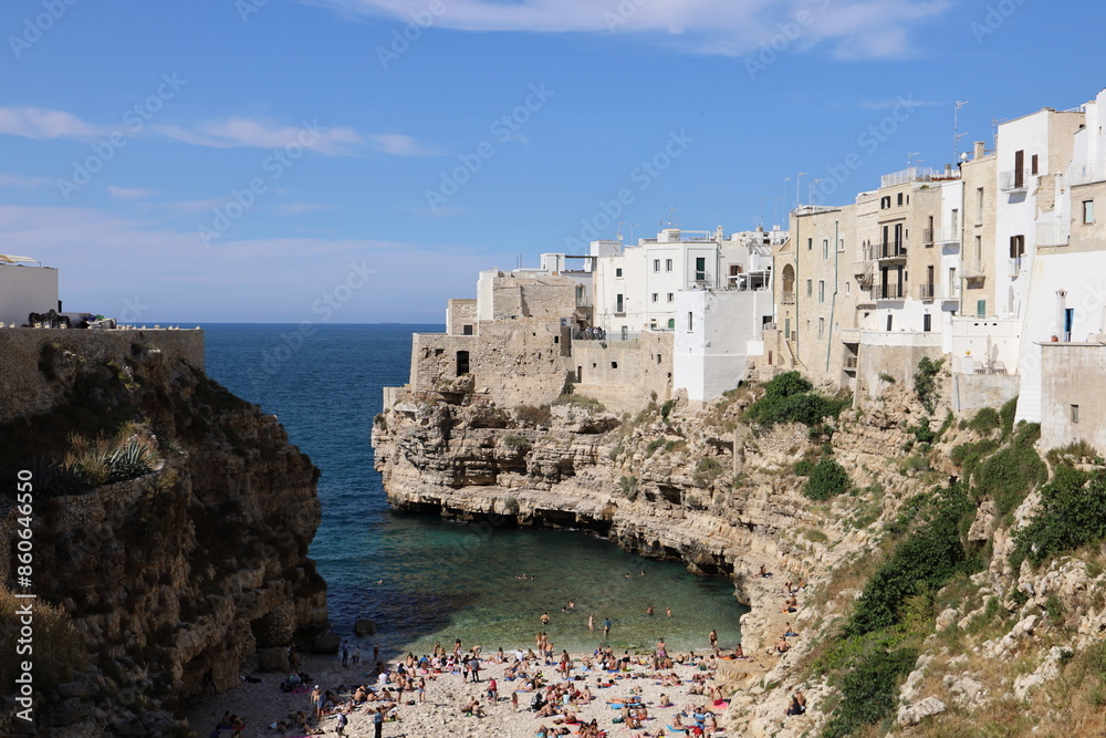 Scenic view of Polignano a Mare in Apulia, Italy Scenic view of Polignano a Mare in Apulia, Italy