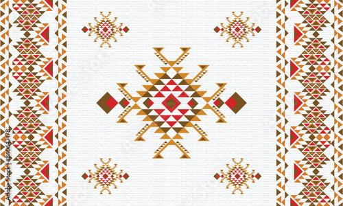 Tribal, Navajo, American, Aztec, Apache, Southwestern and Mexican ethnic fabric patterns suitable for fabrics, wrapping, backdrops, clothing, blankets, carpets, wovens, etc.
