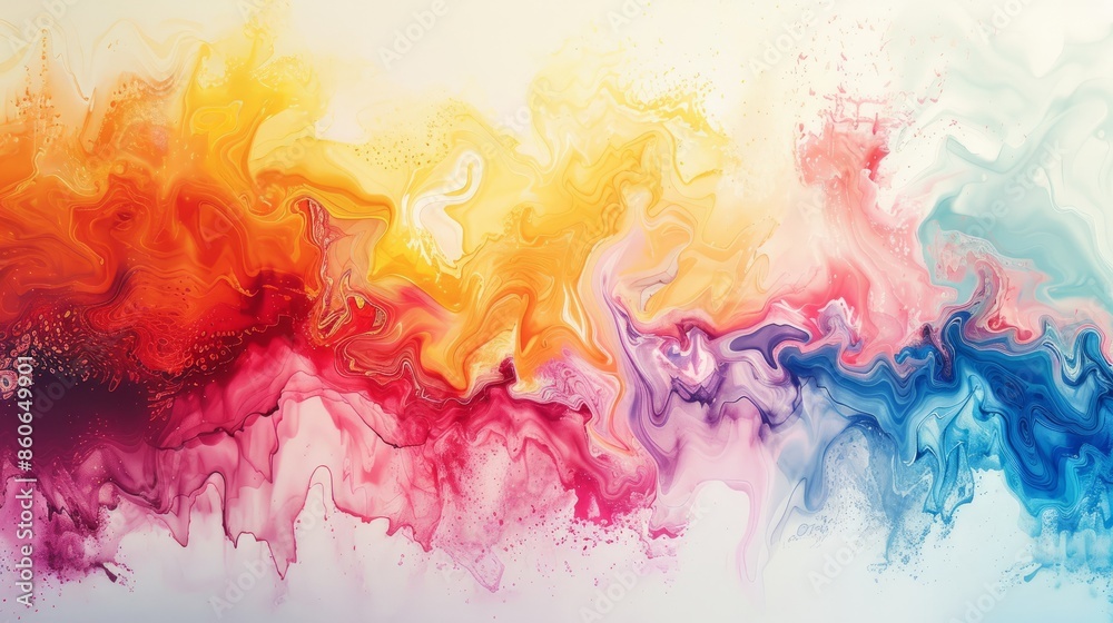 Vibrant watercolor abstract art Vibrant watercolor abstract art