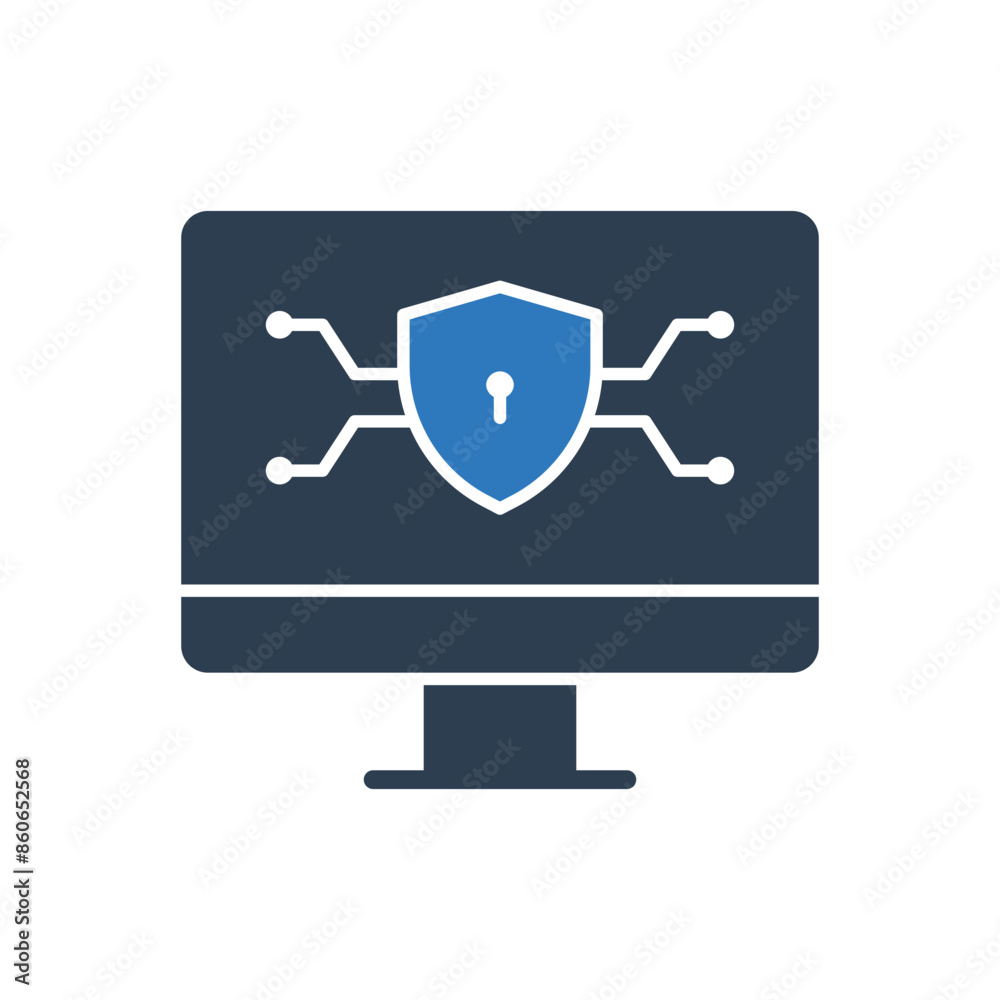 Cyber Security Icon - Encryption Icon Cyber Security Icon - Encryption Icon