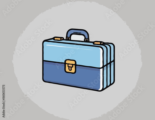 Case icon, vector illustration. Isolated object on a transparent background