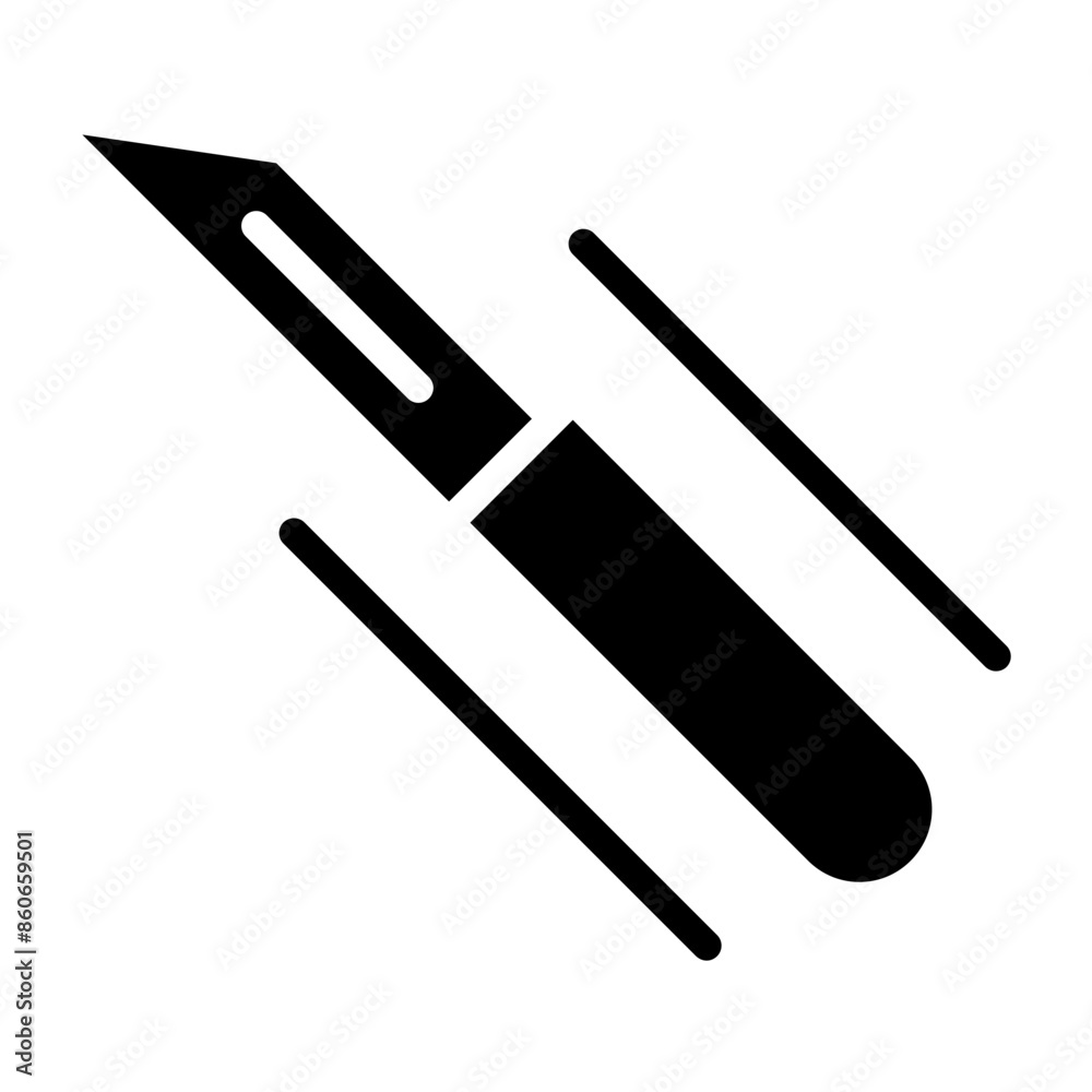 Vector Design Scalpel Icon Style Vector Design Scalpel Icon Style