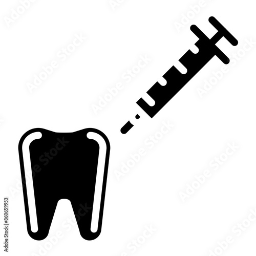 Vector Design Anesthesia Icon Style